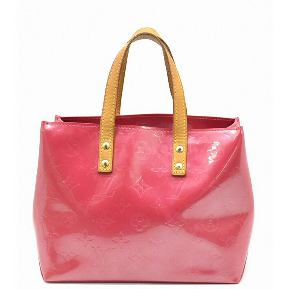 LOUIS VUITTON Vernis Lead Handbag Tote Bag Framboise Pink